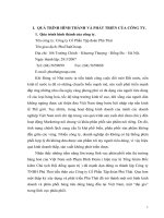 1 số giải pháp Marketing để hoàn thiện hệ thống kênh phân phối sản phẩm Tại Công ty CP Tập đoàn Phú Thái