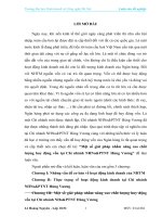 Một số giải pháp nhằm nâng cao chất lượng huy động vốn tại Agribank Hùng vương