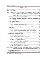 Thực trạng và xu hướng cạnh tranh trên thị trường viễn thông di động tại Việt Nam và các giải pháp Marketing mix nhằm nâng cao năng lực cạnh tranh của mạng di động Viettel