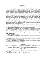 Hoàn thiện kế toán bán hàng và xác định kết quả bán hàng ở công ty xuất, nhập khẩu Khoáng sản