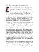 Larry Ellison - Người đe dọa thế độc quyền của Microsoft 
