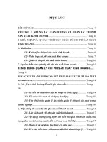 Một số giải pháp hoàn thiện công tác quản lý chi phí sản xuất kinh doanh tại Công ty cổ phần thương mại Đại Dương