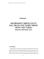 Mô hình rút trích cụm từ đặc trưng ngữ nghĩa trong tiếng việt 06