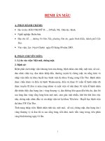 Bệnh án mẫu 