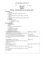 Tài liệu Giáo án Âm nhạc + Mỹ thuật + Đạo đức tháng 2