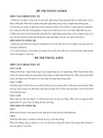 Đề thi liên thông vào học viên ngân hàng