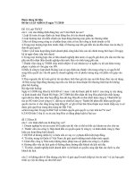 Đề thi luật kinh tế và thương mại