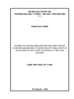 Nghiên cứu những biến đổi hình ảnh điện tâm đồ và microalbumin niệu ở những người tăng huyết áp tại ban bảo vệ sức khoẻ huyện đại từ tỉnh thái nguyên