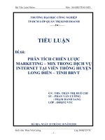 Phân tích chiến lược marketing – mix trong dịch vụ internet tại viễn thông huyện long điền – tỉnh brvt.doc