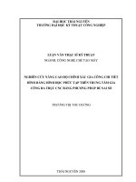 Nghiên cứu nâng cao độ chính xác gia công chi tiết, hình dáng hình học phức tạp trên trung tâm gia công ba trục cnc bằng phương pháp bù sai số