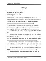 Hạch toán chi phí sản xuất và tính giá thành sản phẩm tại Công ty Cổ phần Que Hàn Điện Việt Đức