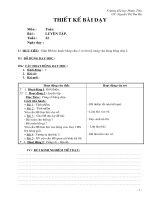 Giáo án Toán học - Lớp 2 - Luyện tập 1