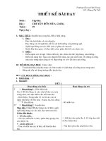 Giáo án Tập đọc - Lớp 2 - Chuyện bốn mùa