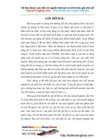 Một số giải pháp nâng cao hiệu quả kinh doanh tại Công ty TNHH Việt.doc