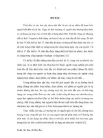 Luận văn  nghiên cứu công nghệ khai thác tinh dầu từ cây có chưa tinh dầu