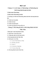 Vận dụng các chính sách marketing nhằm khai thác thị trường khách du lịch là người Nhật ở chi nhánh Vietravel tại Hà Nội