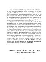 Tổ chức công tac kế toán NV