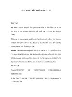 Xuất huyết não do tăng huyết áp