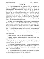 Thực trạng và Giải pháp thu hút đầu tư trưc tiếp nước ngoài vào ngành du lịch Việt Nam