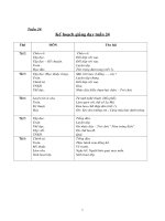 Tài liệu Giáo án môn Tiếng Việt tuần  24