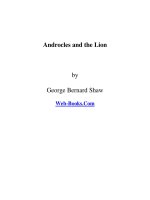 Androcles and the Lion