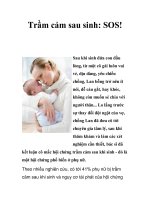 Trầm cảm sau sinh SOS 