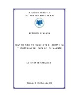Hoàn thiện hoạt động quản trị rủi ro tín dụng tại Ngân hàng thương mại cổ phần Á Châu