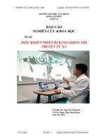 Thiết kế thi công bộ điều khiển thiết bị bằng giọng nói phần 2