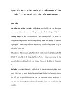 Vị trí bờ cắn các răng trước hàm trên so với bờ môi trên ở tư thế nghỉ khảo sát trên 99 đối tượng