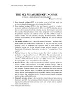 the six measures of income. 