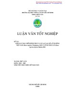 Khảo sát đặc điểm hình thái và sự lai tạo giữa ếch đồng Việt Nam (Rana rugulosa) và ếch Thái Lan (Ranna tigerina tigrina)