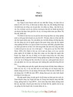  Nghiên cứu vao trò và hiệu quả hoạt động của công tác khuyến nông trong việc thúc đẩy sản xuất vải thiều tại huyện Lục Ngạn, tỉnh Bắc Giang