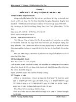 Kiểm toán BCTC Công ty Cổ Phần Sadico Cần Thơ