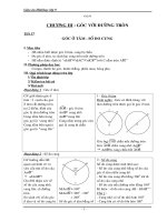 Giáo án Hình học 9 kỳ 2