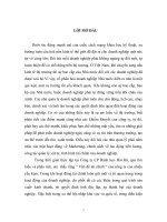  Các giải pháp nâng cao chất lưọng hoạt động tài chính nhằm thúc dẩy hiệu quả kinh doanh của Công ty CP Bánh kẹo Hải Hà sau cổ phần hoá