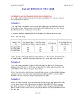 CÁC QUI ĐỊNH HOÀN THUẾ GTGT 