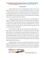 Luận văn Kế toán tập hợp Chi phí sản xuất và tính Giá thành sản xuất.doc