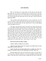 Nâng cao hiệu quả công tác lập dự án tại Tổng C.ty XNK xây dựng Việt Nam - Thực trạng & giải pháp