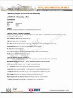 English for Tourism and Hospitality 16