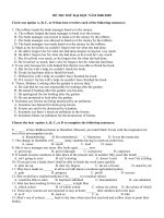 Đề thi thử đại học cao đẳng môn tiếng anh 20