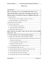 Tổ chức công tác kế toán tại xí nghiệp chè Ngọc Lâm