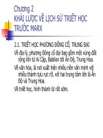 Bài giảng triết học - Chương 2