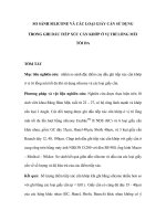 So sánh silicone và các loại giấy cắn sử dụng trong ghi dấu tiếp xúc cắn khớp ở vị trí lồng múi tối đa