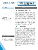 phân tích ngành dệt may