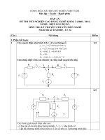 Đáp án đề thi lý thuyết điện dân dụng 32