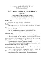 Đáp án Nguội sửa chữa máy công cụ 13