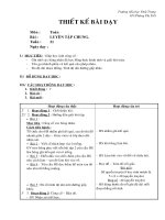 Giáo án Toán học - Lớp 2 - Luyện tập chung - Tiết 2 - Tuần 21