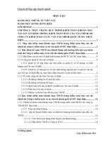 Quy trình kiểm toán khoản mục Tài sản cố định trong kiểm toán báo cáo tài chính do Công ty TNHH kiểm toán và tư vấn tài chính quốc tế IFC thực hiện