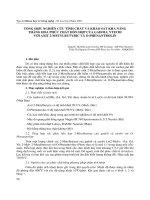 Tổng hợp, nghiên cứu tính chất và khảo sát khả năng thăng hoa tạo phức chất hỗn hợp của GADOLI, YTECBI với AXIT 2- METYLBUTYRIC và O-PHENANTROLIN