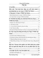 Nghiên cứu sự nhận biết của người tiêu dùng đối với các sản phẩm thạch rau câu Poke